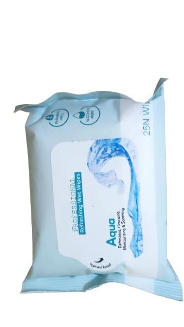LANELLIE Refreshing Wet Wipes With 4 Different Fragrance Facial Wet Wipes For Face And Travel Use For Girls And Boys Pack Of 4 - Image 3