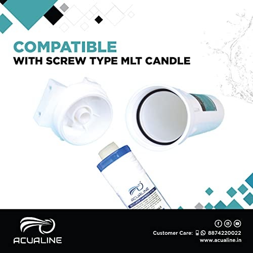 ACUALINE Pre Filter for Water Purifier, Food Grade Leak Free External Prefilter Kit, 9 Inch MLT Candle, PL4 & PL6 Elbows, Pipe Compatible with Aquaguard/Eureka Forbes RO Water Purifiers - Image 4