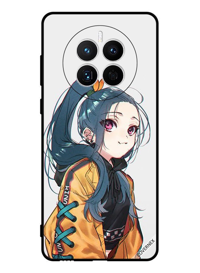 Covernex Protective Case Cover For Huawei Mate 50 Cute Girl Feeling Cold - Image 1