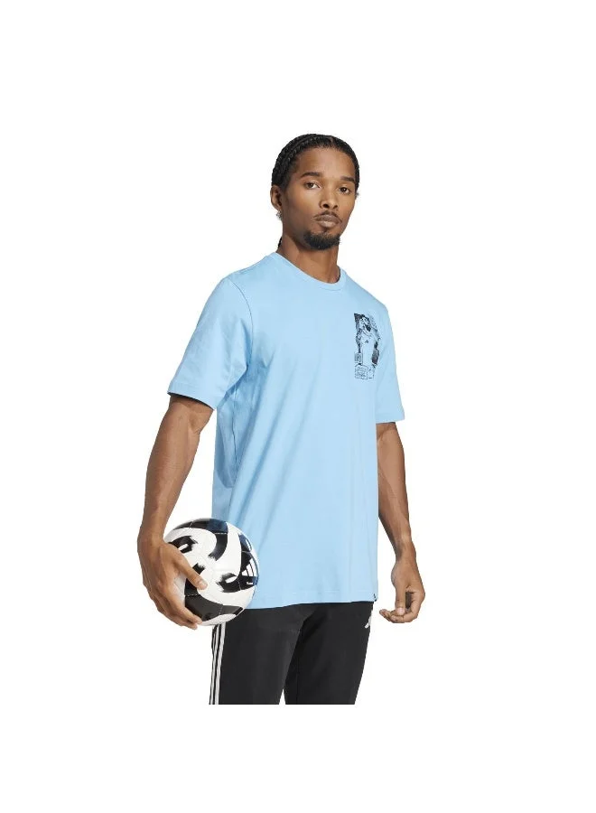 Adidas  messi icon men graphic t-shirt for Men | Best Price UAE