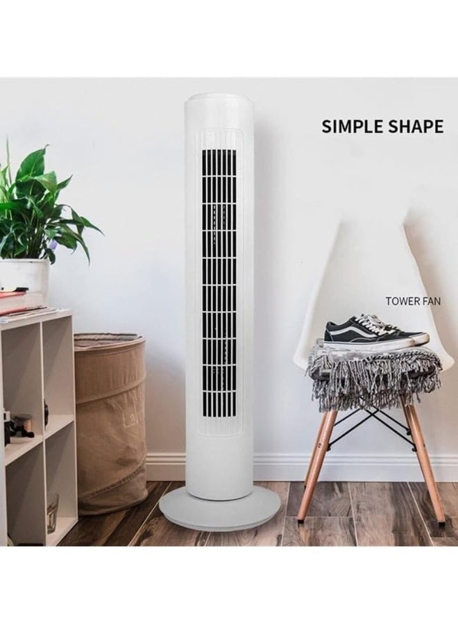 دينكس مروحة برجية من دينكس DX2537، مروحة تبريد عمودية بدون شفرات بطول 73 سم، موفرة للطاقة بقدرة 45 واط، 3 إعدادات للسرعة، دوران بزاوية 80 درجة، مروحة أرضية محمولة وهادئة للمنزل والمكتب. - Image 4