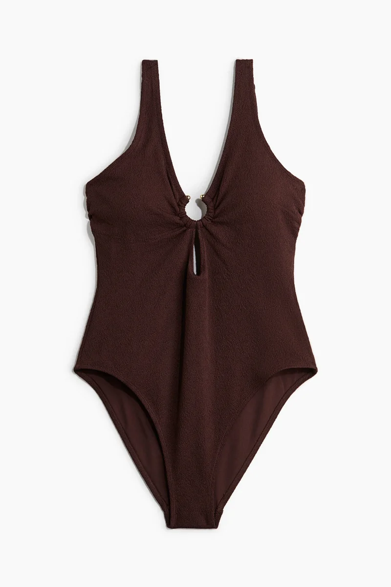 اتش اند ام Padded-Cup High Leg Swimsuit