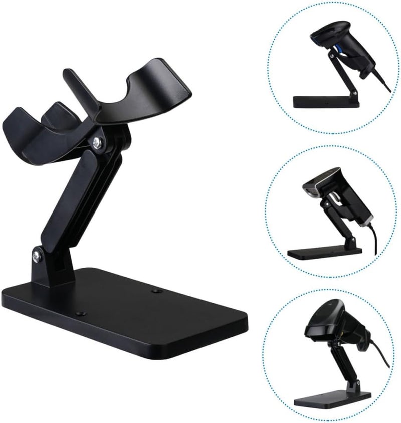 Adjustable Multifunctional Scanner Stand for Handheld Barcode Reader Non-Slip Base and Design Bracket Holder for Laptops and Scanning Needs - Image 3