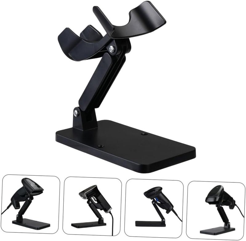 Adjustable Multifunctional Scanner Stand for Handheld Barcode Reader Non-Slip Base and Design Bracket Holder for Laptops and Scanning Needs - Image 2