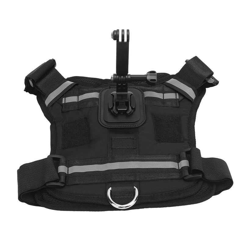 Adjustable Dog Harness With Double Camera Mount For Small Medium Dogs 8kg To 35kg - Image 2