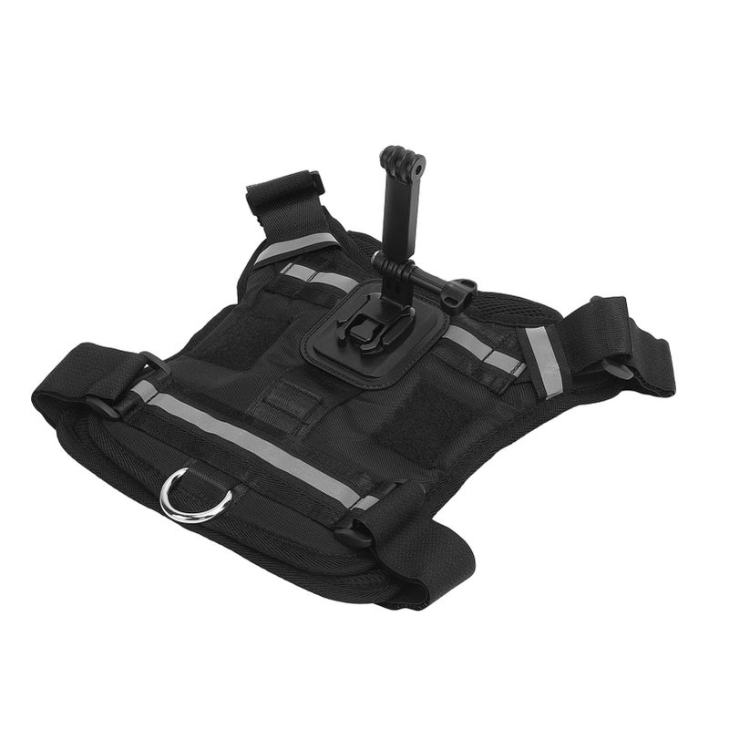Adjustable Dog Harness With Double Camera Mount For Small Medium Dogs 8kg To 35kg - Image 3
