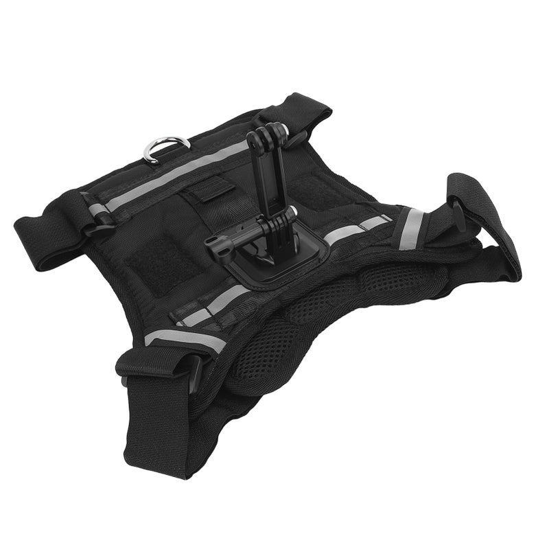 Adjustable Dog Harness With Double Camera Mount For Small Medium Dogs 8kg To 35kg - Image 4