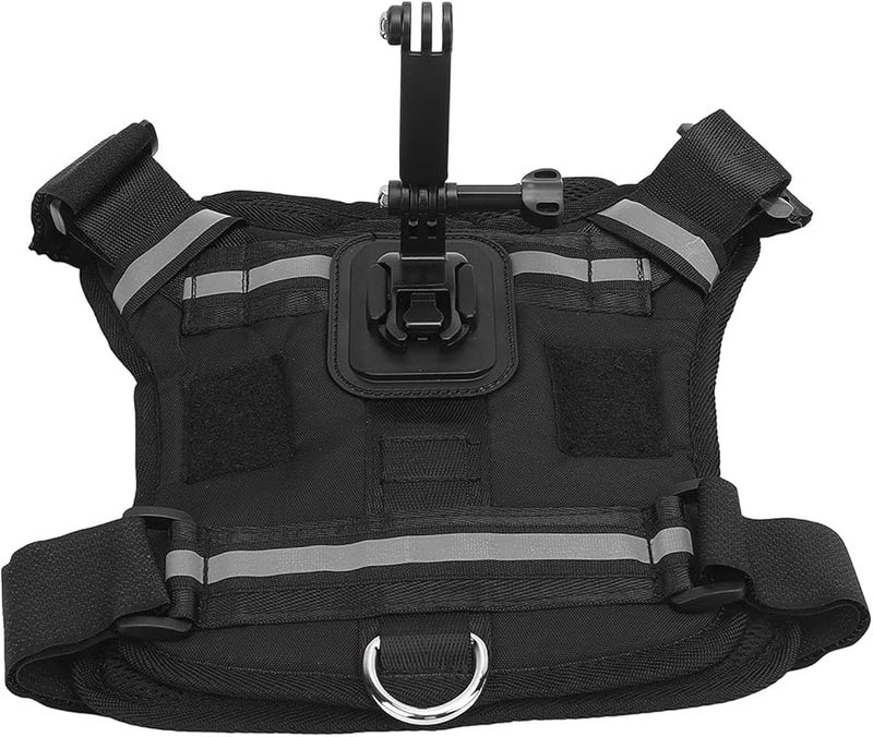 Adjustable Dog Harness With Double Camera Mount For Small Medium Dogs 8kg To 35kg - Image 1