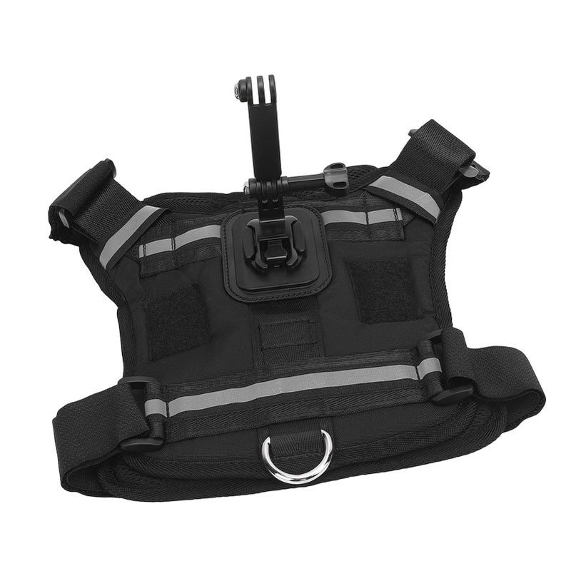 Adjustable Dog Harness With Double Camera Mount For Small Medium Dogs 8kg To 35kg - Image 5