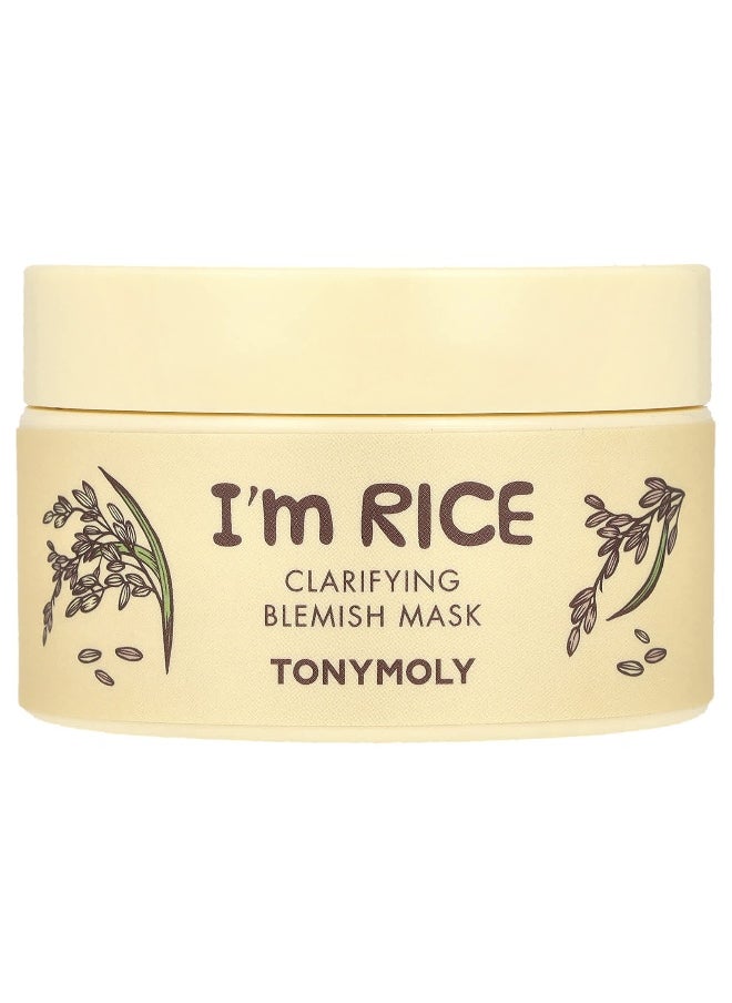 Tony Moly TonyMoly, I'm Rice, Clarifying Blemish Beauty Mask, 3.38 fl oz (100 ml)  - Image 1
