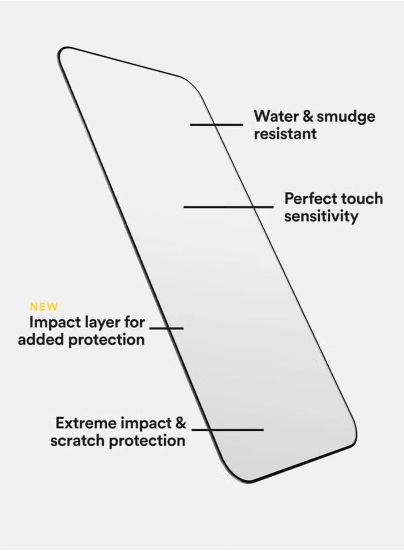 BAIKO Matte Glass Screen Protector for iPhone 16 Pro Max, Anti-Glare AG Tempered Glass, Fingerprint Resistant, Smooth Touch Screen Guard - Image 3
