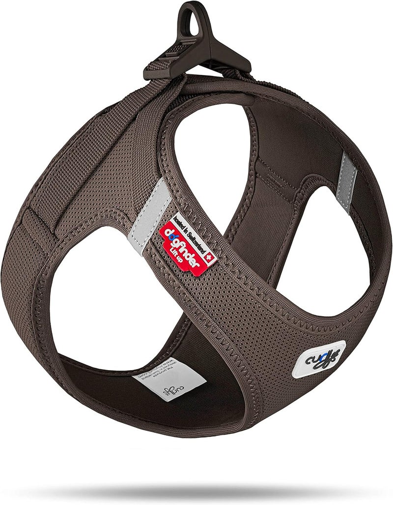 Curli Vest Harness Clasp Air-Mesh Brown 3XS - Image 1