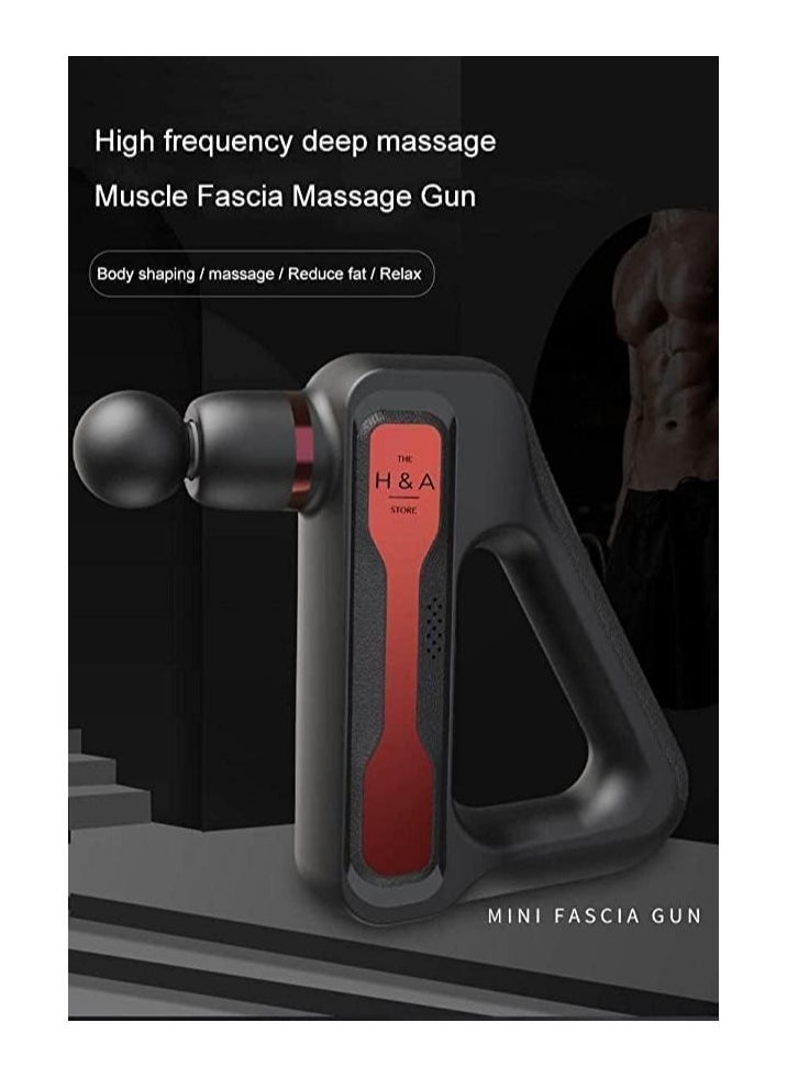SNW Athletes Deep Tissue Massage Gun, Handheld Portable Rechargeable, 8 heads, 32 speeds settings, long lasting battery, with charger, with carry case, up to 3200 percussion per minute  - Image 3