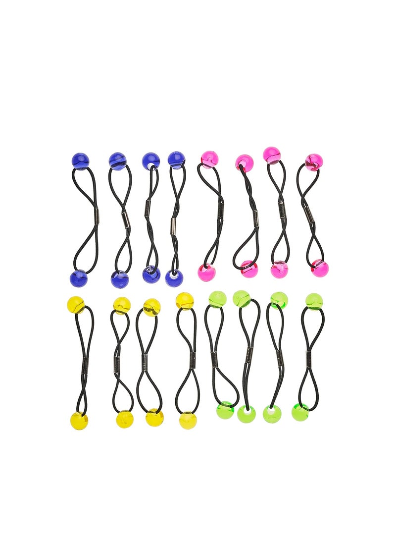Goody Goody Girls Mosaic Twinbead Ponytailer 16 Count pack of 1Assorted Colors  - Image 4