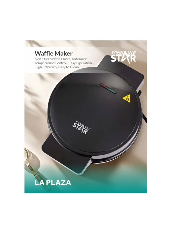 Winning Star Waffle Maker/Non-Stick Coating/Power Indicator Lamp/1000W - Image 1