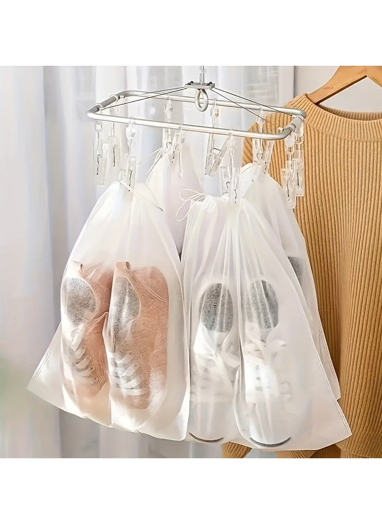 30pcs Portable Shoe Bags Travel Non-woven Storage Bags