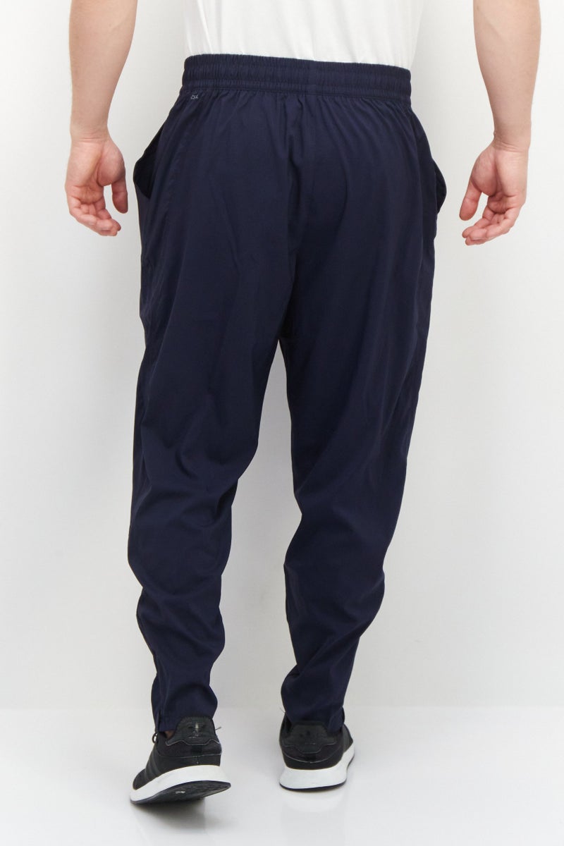 PUMA Men Sportswear Fit Drawstring Brand Logo Pant, Navy Blue - Image 3