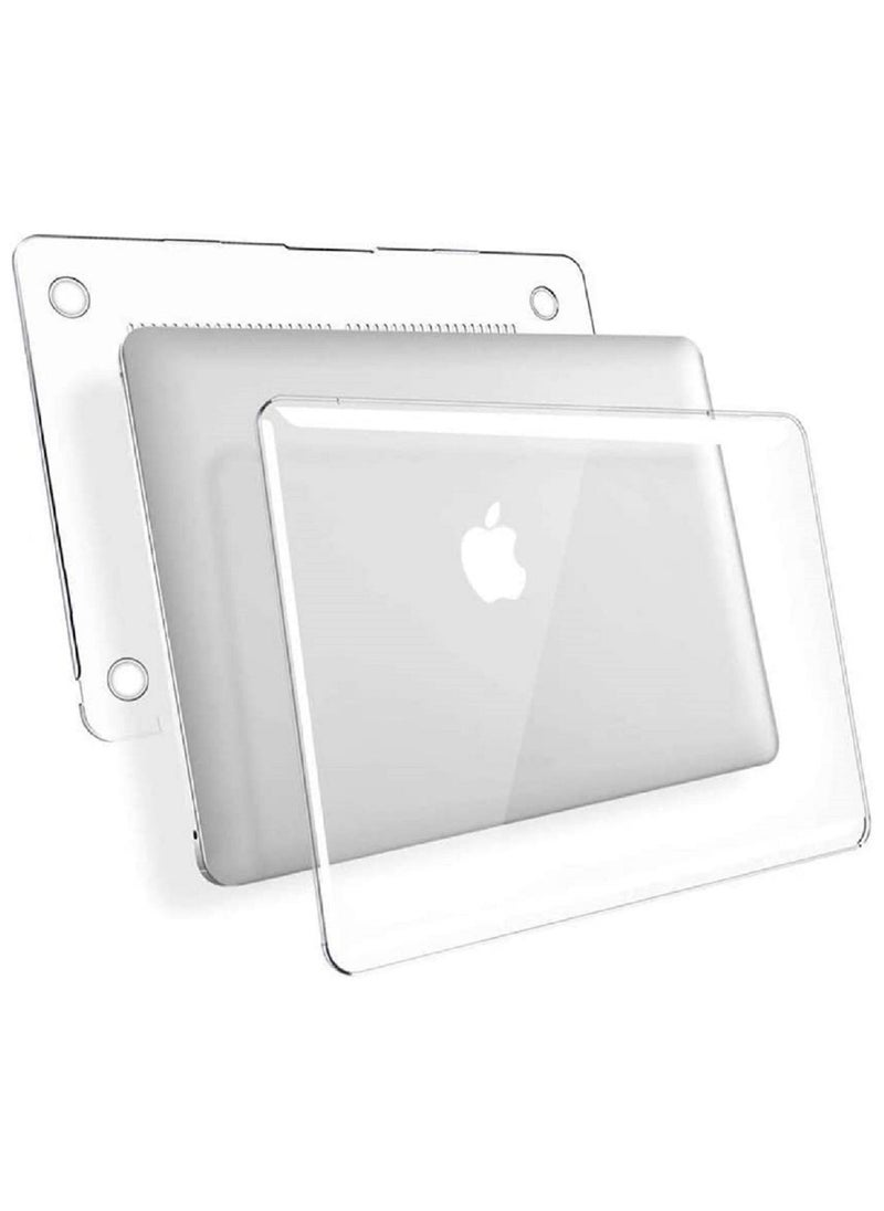 Mufaens - Hard Shell Case Cover Compatible with MacBook Pro 13-Inch 2022/2021/2020-2016 M2 M1 A2338/A2251/A2289/A2159/A1989/A1708/A1706 with/Without Touch Bar, Crystal Clear - Image 1