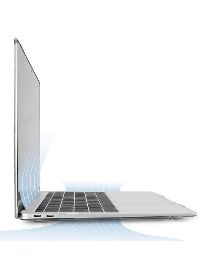 Mufaens Hard Shell Case Cover Compatible with MacBook Pro 13-Inch 2022/2021/2020-2016 M2 M1 A2338/A2251/A2289/A2159/A1989/A1708/A1706 with/Without Touch Bar, Crystal Clear  - Image 3