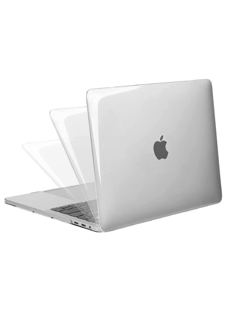 Mufaens Hard Shell Case Cover Compatible with MacBook Pro 13-Inch 2022/2021/2020-2016 M2 M1 A2338/A2251/A2289/A2159/A1989/A1708/A1706 with/Without Touch Bar, Crystal Clear  - Image 4