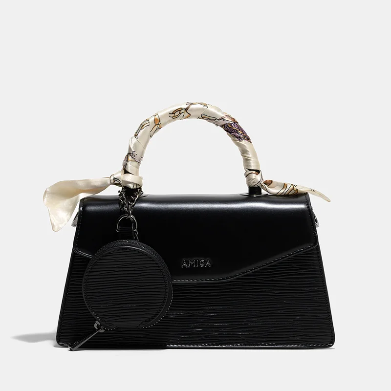 AMICA AMICA Noemi Structured Mini Crossbody Bag - Black
