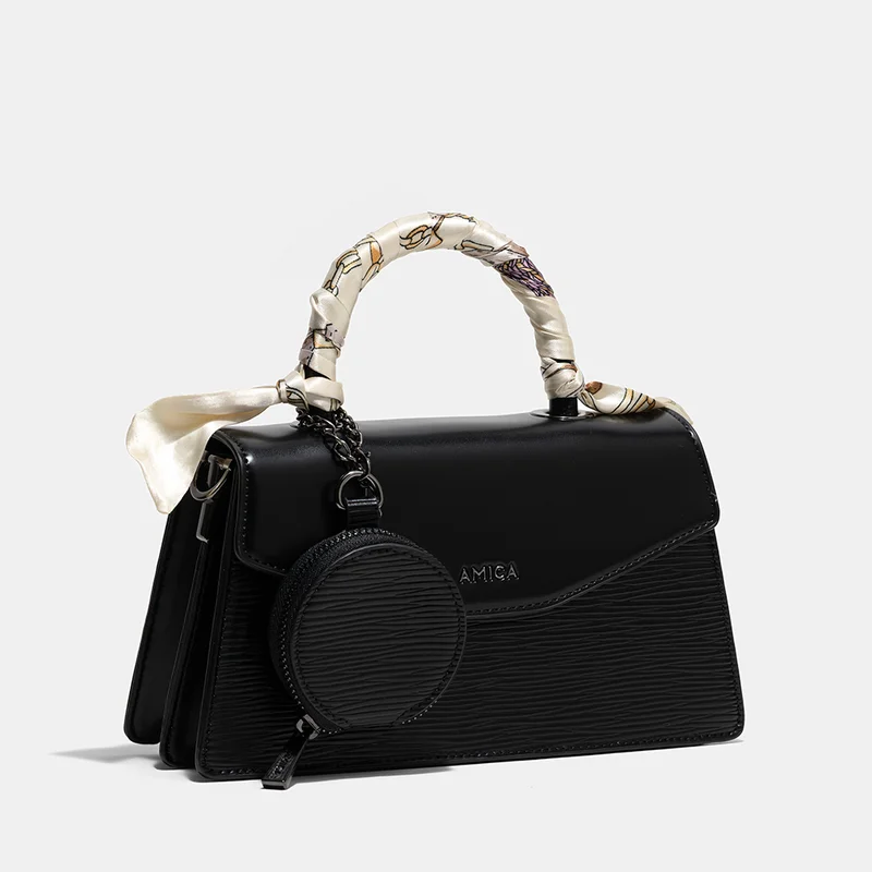 AMICA AMICA Noemi Structured Mini Crossbody Bag - Black