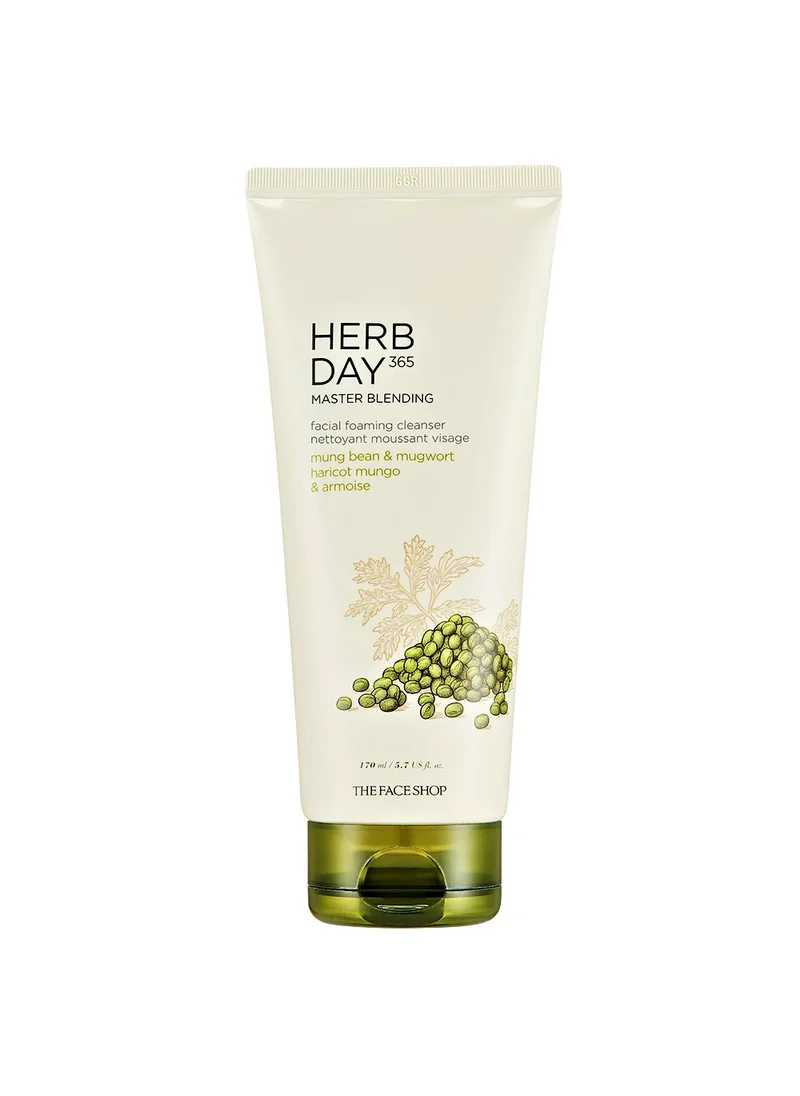 ذا فيس شوب HERBDAY 365 MASTER BLENDING FACIAL FOAMING CLEANSER MUNGBEAN