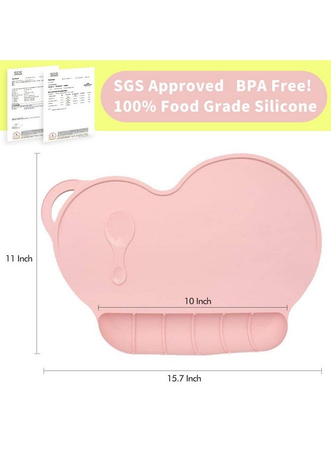 Andyken Food Catching Baby Placemat - Food Grade Silicone Reusable Travel Placemat for Kids Tiny Diner Portable Roll Up Non Slip Washable Restaurant Food Mat for Child Toddler Infant - Image 4