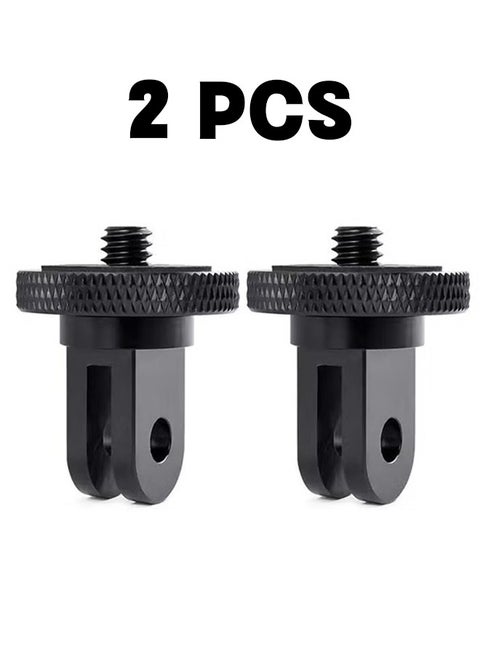 Camera Tripod Mount for Gopro Adapter, 2Pcs 1/4-20 Screw Conversion Adapter for GoPro Hero10, Insta360 ONE X3, X2, Go 2, Xiaomi Yi and Other Action Cameras