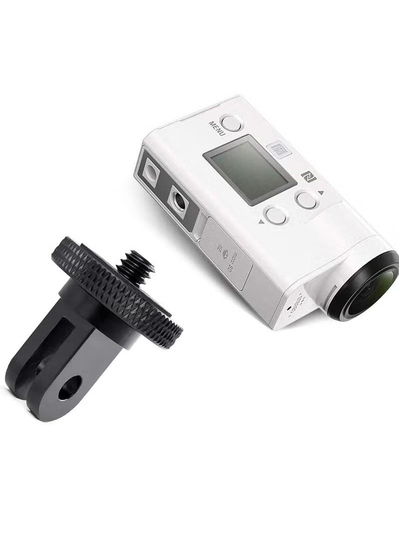 الضفدع الحقيقي حامل ثلاثي للكاميرا لمحول Gopro، قطعتين محول تحويل برغي 1/4-20 لـ GoPro Hero10، Insta360 ONE X3، X2، Go 2، Xiaomi Yi وكاميرات الحركة الأخرى  - Image 5