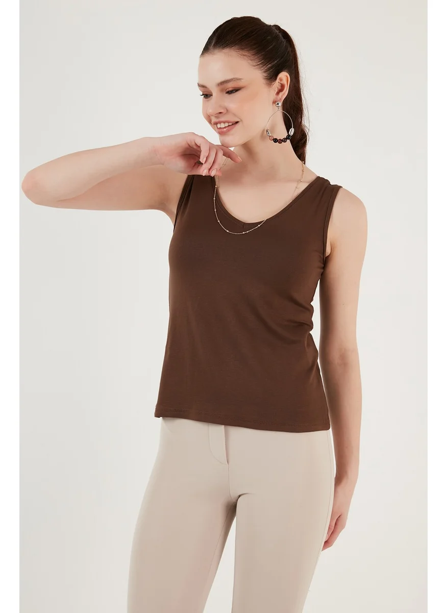 Lela Thick Strap V-Neck Blouse Women's Blouse 5864384
