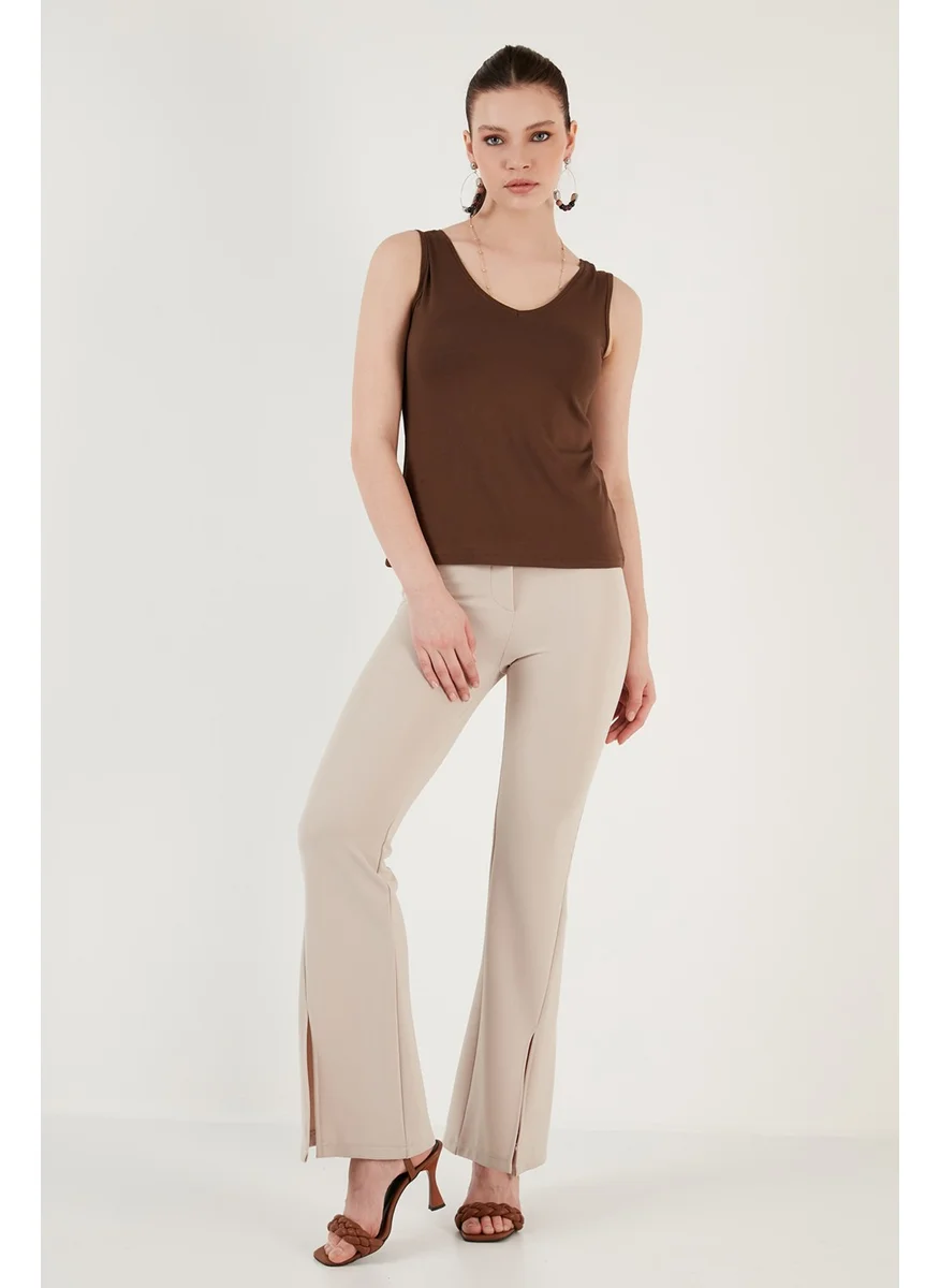 Lela Thick Strap V-Neck Blouse Women's Blouse 5864384