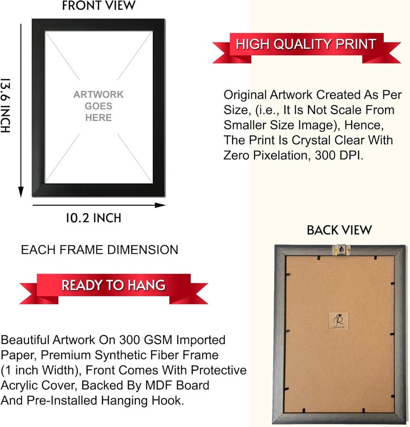 AR Creative Prayer Is The Weapon - Framed Bible Verse Wall Art - Image 4