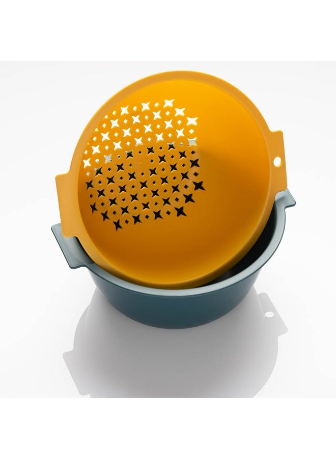 بروماس سلة مصفاة بلاستيكية كبيرة من جوانجهوا - صفراء