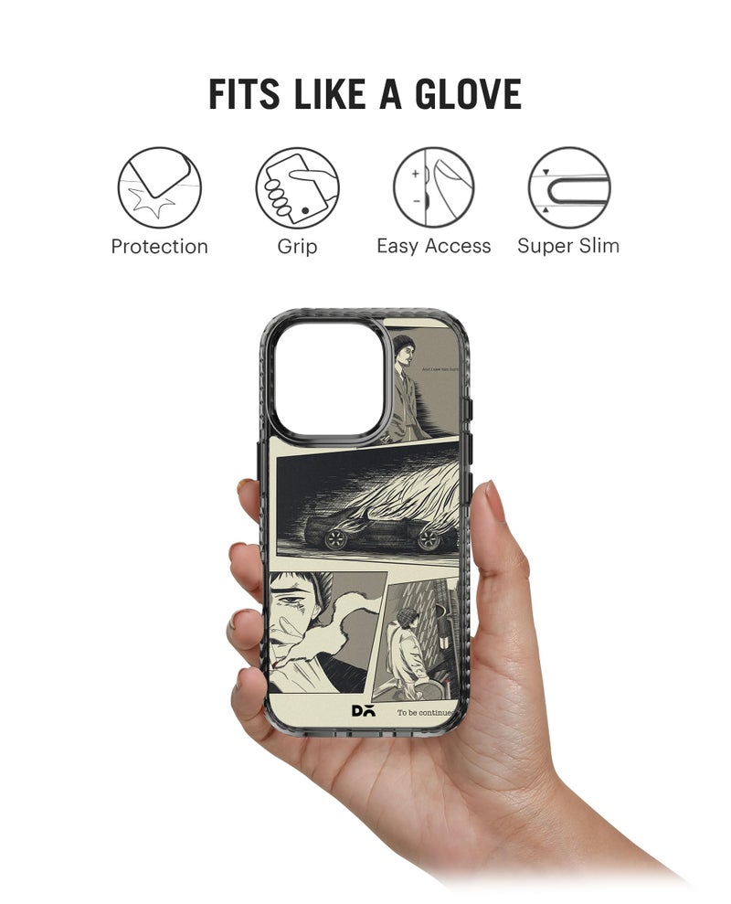 DailyObjects Case for iPhone 16 Pro Max Compatible with Mag-Safe Wireless Charging, Stride 2.0 K3 Hollow Victory Slim Shockproof Back Cover with Inner Magnetic Ring - Image 3