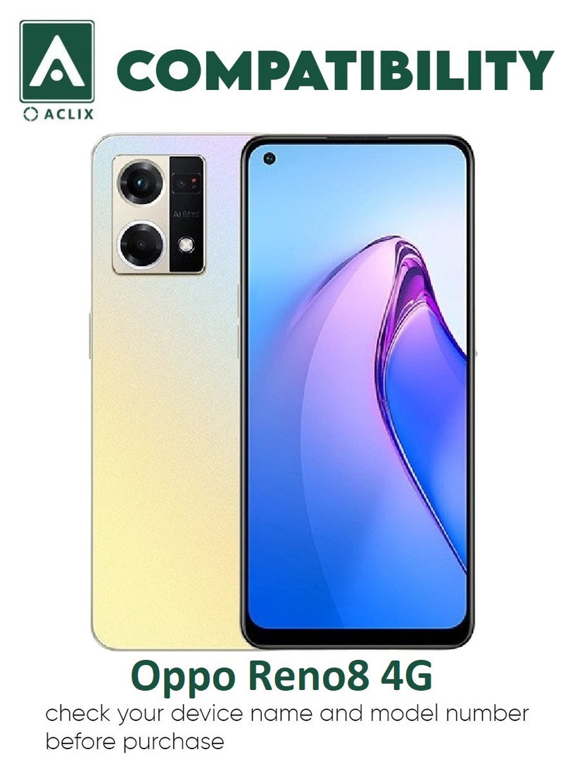 ACLIX Antistatic ESD Dustproof Premium Quality High Definition Tempered Glass Screen Protector Designed For Oppo Reno8 4G - Image 3