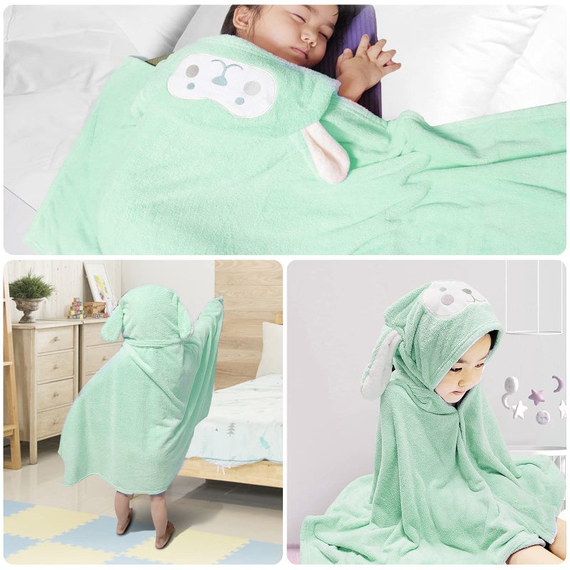 Visen Premium Hooded Towel for Kids,-28Ã—55 INCH Large Size Kids Bath Towel,Ultra Soft Hooded Towel Wrap for Boys Girls - Image 5