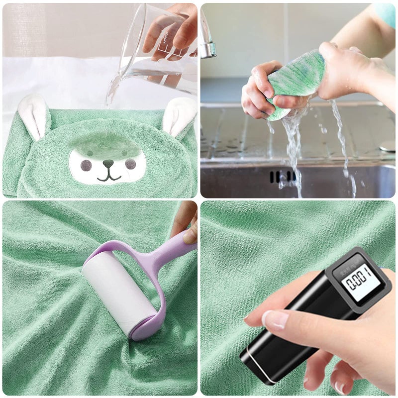 Visen Premium Hooded Towel for Kids,-28Ã—55 INCH Large Size Kids Bath Towel,Ultra Soft Hooded Towel Wrap for Boys Girls - Image 4
