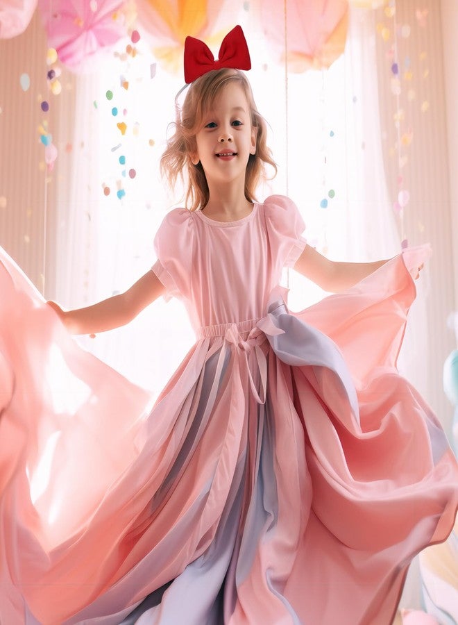 ولهيف طوق شعر WLLHYF مزين بفيونكة حمراء، طوق شعر أنيق وعصري، طوق شعر كبير مزين بفيونكة، إكسسوارات شعر مثالية للنساء والفتيات، للحفلات التنكرية، ولعيد الميلاد، وعيد الحب. - Image 3