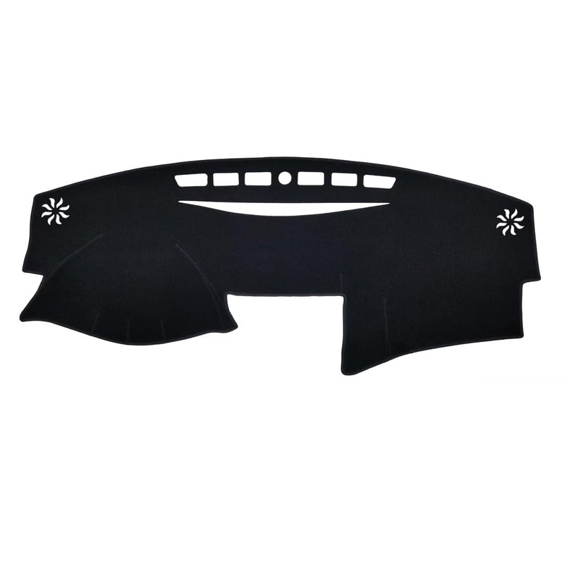 Partsable Dash Cover Mat Compatible with Toyota Camry 2007 2008 2009 2010 2011 Camry Dashboard Cover Mat Interior Accessories Nonslip Dash Board Protector Mat Sunshade Anti Glare Pad Carpet Black