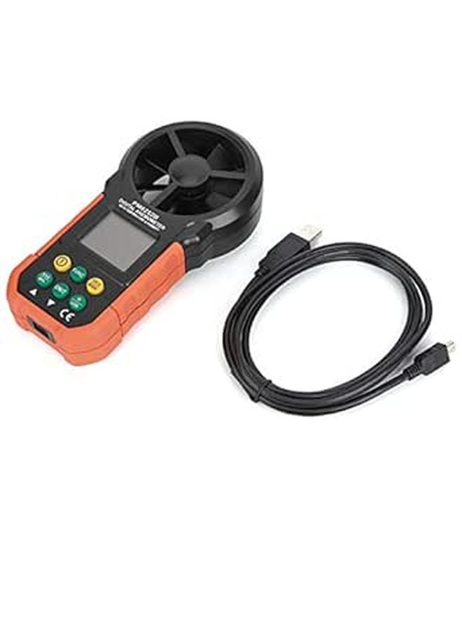 Digital Wind Speed Meter PM6252B Handheld Anemometer for HVAC Industrial Use - Image 1