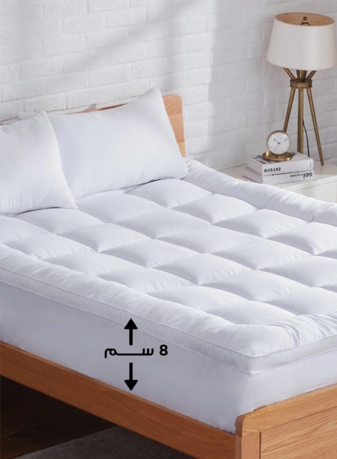 BACK COMFORT ComfortTop | Microfiber Mattress Topper 8 cm, Rubber Corners - 180×200 cm - Image 1