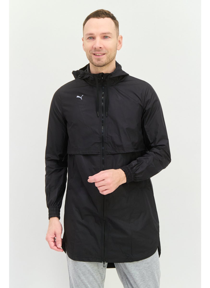 PUMA Men Sportswear Fit Hooded Training Jackets, Black  - Image 1