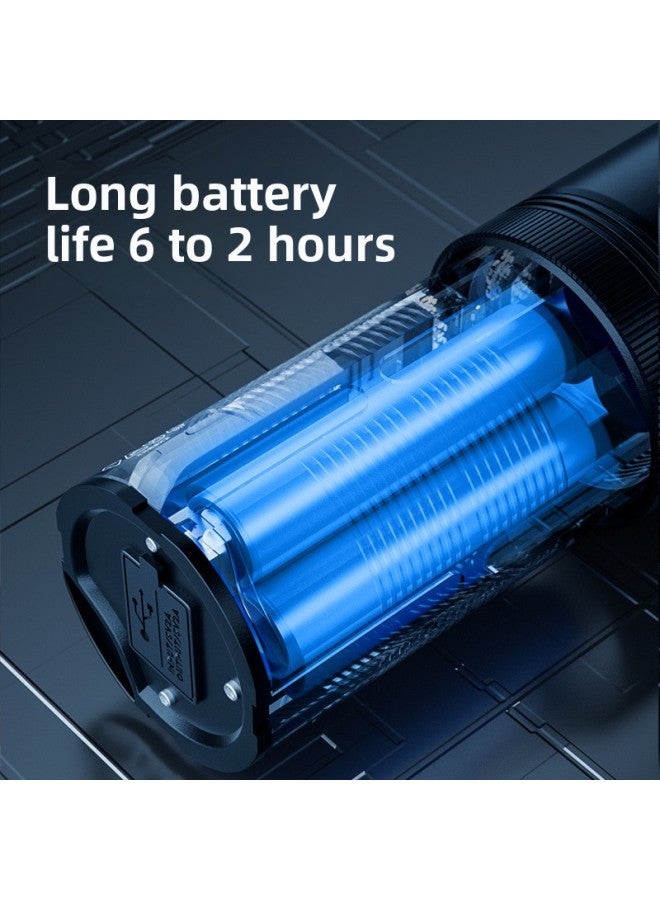 Walson WarsunSP07S Super Bright Long-range Rechargeable Emergency Outdoor Household Multi-function Strong Light Flashlight-Product Specifications:SP07S + 3C Charging Head - Image 3