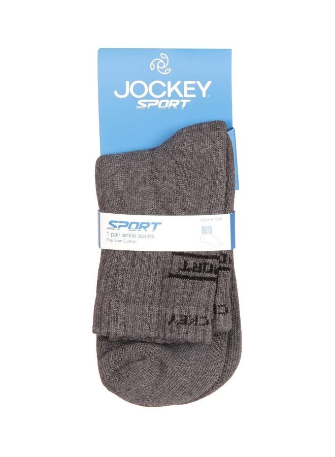 جوكي جوارب جوكي 7036 للرجال بطول الكاحل من القطن تيري مع معالجة ستاي فريش - Image 4