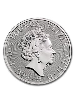 ABConcept Queen's White Horse Silver 2 oz Coin  - Image 2