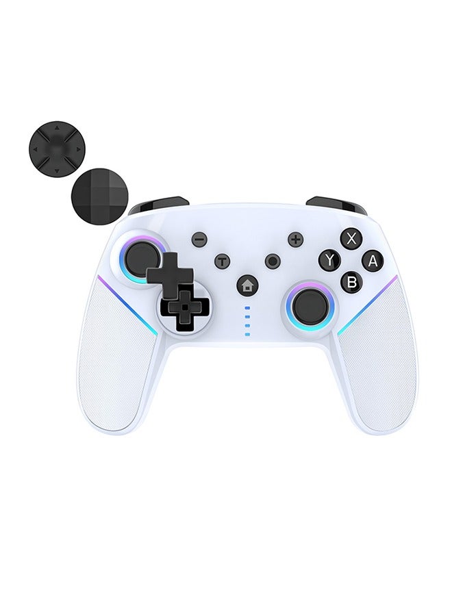 بلوتوث وحدة تحكم التبديل وحدة تحكم لاسلكي نينتندو التبديل ( أبيض ) - Image 1