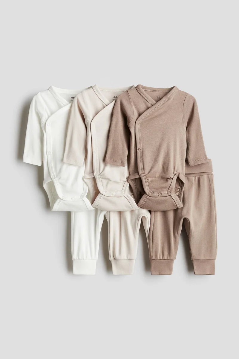 H&M 6-piece cotton set