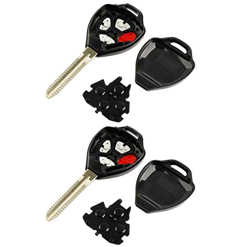 USARemote Key Fob Keyless Entry Remote Shell Case & Pad fits Toyota 2008-2013 Avalon / 2007-2011 Camry / 2008-2013 Corolla / 2009-2014 Venza (HYQ12BBY, GQ4-29T), Set of 2 - Image 2