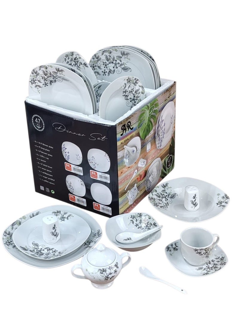 Dania ✨ Luxury Dinner Set for 6 People – 47 Pieces of Refined Elegance ✨ - Image 3